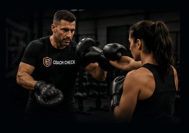Group martial arts fitness training